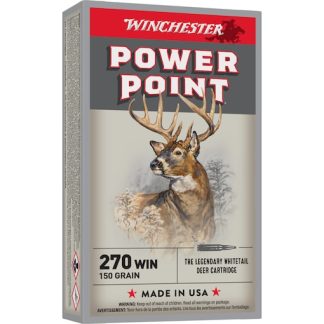 In Stock: Winchester Power Point 270 Winchester Ammo 150 Grain Jacketed Soft Point 200rounds - Ammunition - Tactical Glock Co