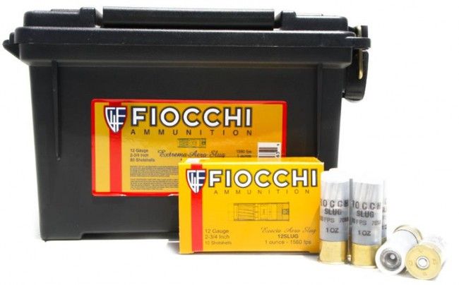 FIOCCHI 12GA 2 3/4″ -1OZ SLUG FIOCCHI 12GA 2 3/4″ -1OZ SLUG - Ammunition - Tactical Glock Co