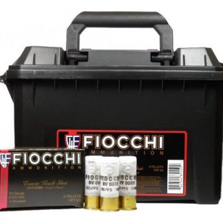 FIOCCHI 12 GA 2-3/4 IN 00 BUCK HIGH VELOCITY 80 RD CAN - Ammunition | Tactical Glock Co
