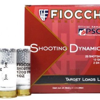 FIOCCHI 12 GA 2-3/4 IN #8 SHOT - Ammunition | Tactical Glock Co