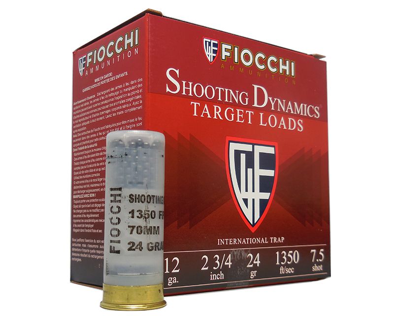 FIOCCHI 12GA 2 3/4″ – 24 GM LEAD CHILL 7.5 FIOCCHI 12GA 2 3/4″ – 24 GM LEAD CHILL 7.5 - Ammunition - Tactical Glock Co
