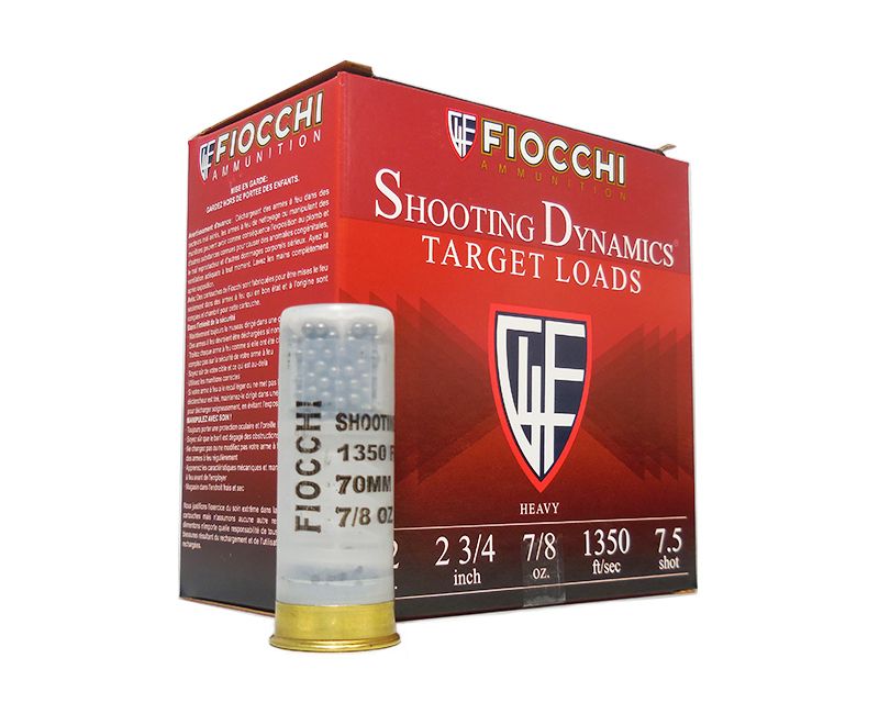 FIOCCHI 12GA 2 3/4″ – 7/8OZ LEAD CHILL 7.5 FIOCCHI 12GA 2 3/4″ – 7/8OZ LEAD CHILL 7.5 - Ammunition - Tactical Glock Co