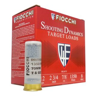 FIOCCHI 12GA 2 3/4″ – 7/8OZ LEAD CHILL 8 - Ammunition | Tactical Glock Co