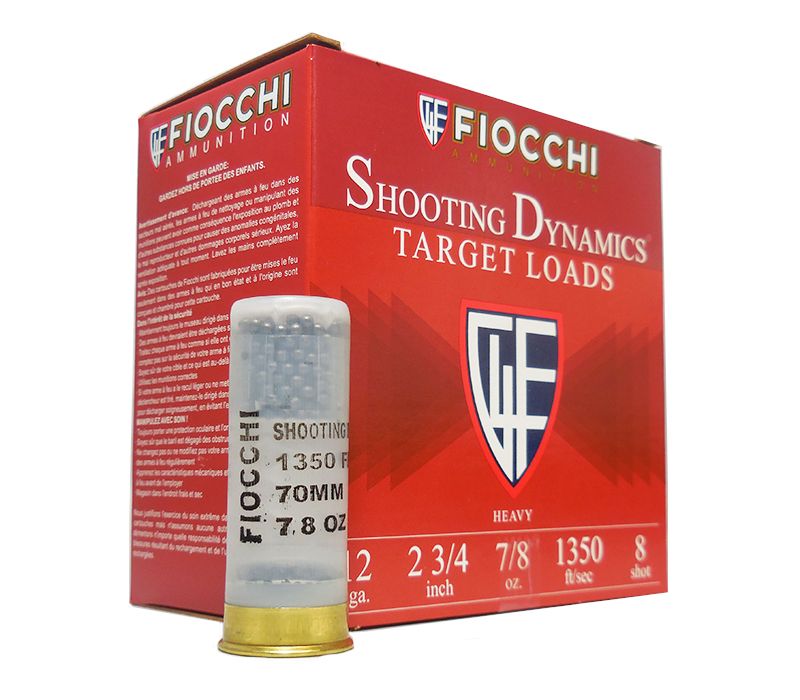 FIOCCHI 12GA 2 3/4″ – 7/8OZ LEAD CHILL 8 FIOCCHI 12GA 2 3/4″ – 7/8OZ LEAD CHILL 8 - Ammunition - Tactical Glock Co