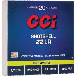 Authentic CCI Shotshell 22LR Ammo 31 Grain Lead Shot - Handguns | Tactical Glock Co