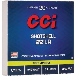 CCI Shotshell 22LR Ammo 31 Grain Lead Shot