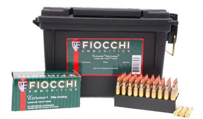 FIOCCHI 223 REM 50 GR V-MAX FIOCCHI 223 REM 50 GR V-MAX - Ammunition - Tactical Glock Co