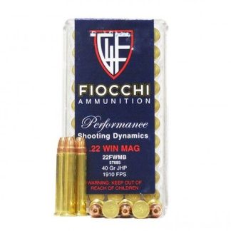 FIOCCHI 22 WIN-MAG 40GR JHP - Ammunition | Tactical Glock Co
