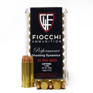 FIOCCHI 22 WIN-MAG 40GR TMJ - Ammunition | Tactical Glock Co