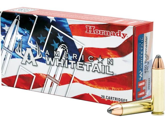 Order Hornady American Whitetail 450 Bushmaster Ammo 245 Grain Hornady Interlock Jacketed Soft Point 500round Online Order Hornady American Whitetail 450 Bushmaster Ammo 245 Grain Hornady Interlock Jacketed Soft Point 500round Online - Ammunition - Tactical Glock Co