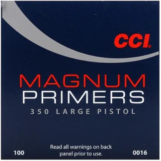 CCI Large Pistol Magnum Primers #350 Box of 1000 (10 Trays of 100) - Ammunition | Tactical Glock Co