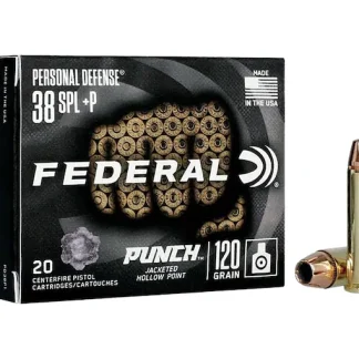 Real Federal Personal Defense Punch 38 Special +P Ammo 120 Grain Jacketed Hollow Point 200 - Handguns | Tactical Glock Co