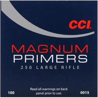 CCI Large Rifle Magnum Primers #250 Box of 1000 (10 Trays of 100) - Ammunition | Tactical Glock Co