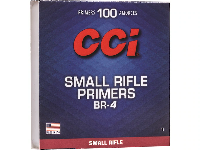 CCI Small Rifle Bench Rest Primers #BR4 Box of 1000 (10 Trays of 100) CCI Small Rifle Bench Rest Primers #BR4 Box of 1000 (10 Trays of 100) - Ammunition - Tactical Glock Co
