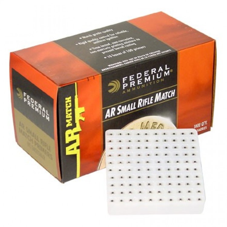 Federal Small Rifle AR #GM205MAR Gold Medal Match Primers | 1,000 Count Federal Small Rifle AR #GM205MAR Gold Medal Match Primers | 1,000 Count - Ammunition - Tactical Glock Co