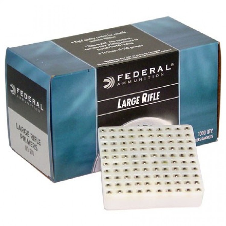 Federal Large Rifle #210 Primers | 1,000 Count Federal Large Rifle #210 Primers | 1,000 Count - Ammunition - Tactical Glock Co