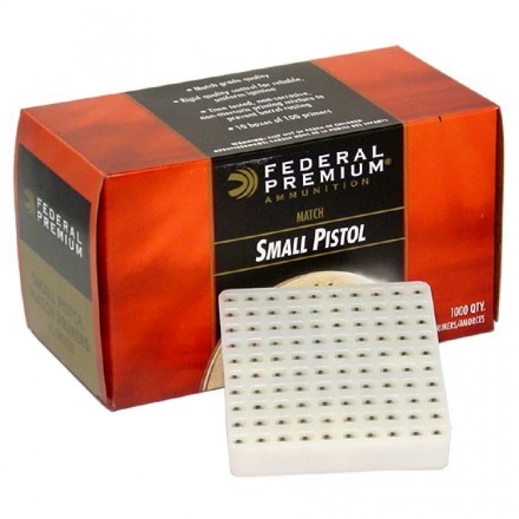 Federal Large Pistol #150M Gold Medal Match Primers | 1,000 Count Federal Large Pistol #150M Gold Medal Match Primers | 1,000 Count - Ammunition - Tactical Glock Co