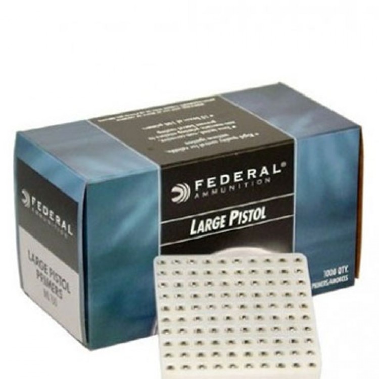 Federal Large Pistol #150 Primers | 1,000 Count Federal Large Pistol #150 Primers | 1,000 Count - Ammunition - Tactical Glock Co