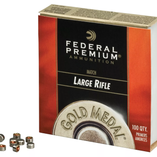 Federal Premium Gold Medal Small Pistol Match Primers #100M Box of 1000 (10 Trays of 100) - Ammunition | Tactical Glock Co