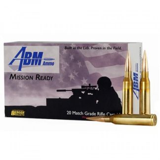 ABM Mission Ready 338 Lapua Mag 300gr Berger Match Hybrid OTM - Ammunition | Tactical Glock Co