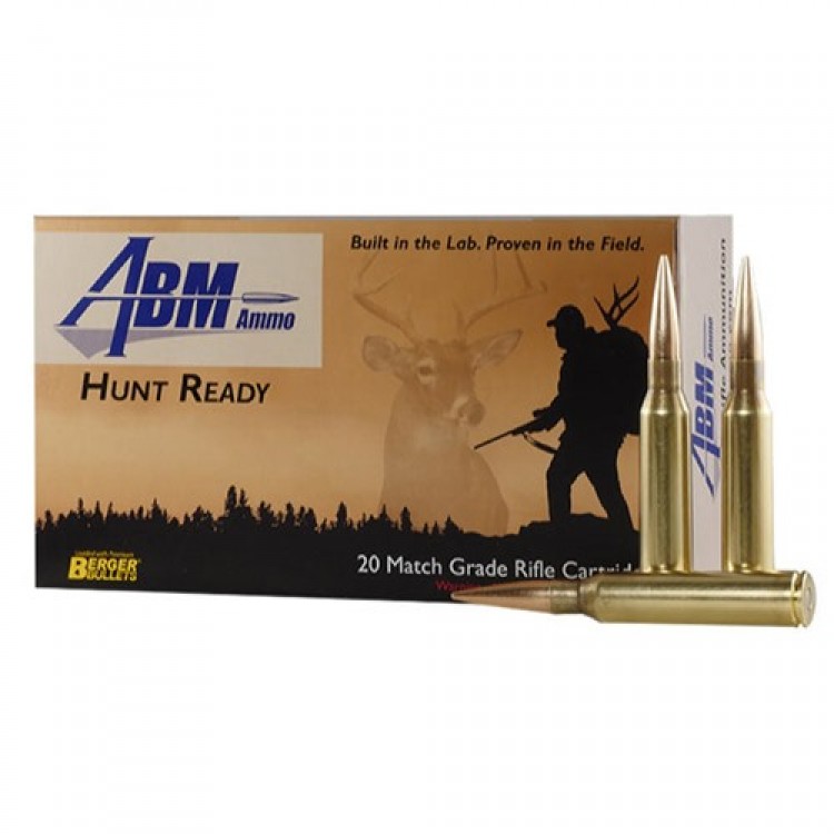 ABM Hunt Ready 338 Lapua 250gr Berger Match Elite Hunter ABM Hunt Ready 338 Lapua 250gr Berger Match Elite Hunter - Ammunition - Tactical Glock Co