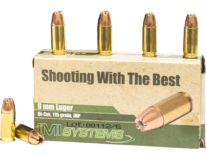 In Stock: IMI 9mm Luger Ammo 115 Grain Jacketed Hollow Point In Stock: IMI 9mm Luger Ammo 115 Grain Jacketed Hollow Point - Handguns - Tactical Glock Co