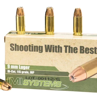 IMI 9mm Luger Ammo 115 Grain Jacketed Hollow Point - Fast Ship - Handguns | Tactical Glock Co