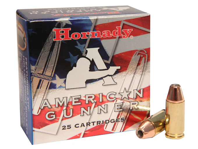 Shop Hornady American Gunner 9mm Luger +P Ammo 124 Grain Hornady XTP Jacketed Hollow Point 500 rounds Shop Hornady American Gunner 9mm Luger +P Ammo 124 Grain Hornady XTP Jacketed Hollow Point 500 rounds - Ammunition - Tactical Glock Co